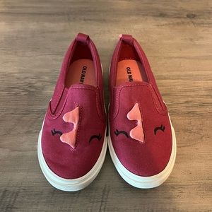 Girls size 8, slip on shoes